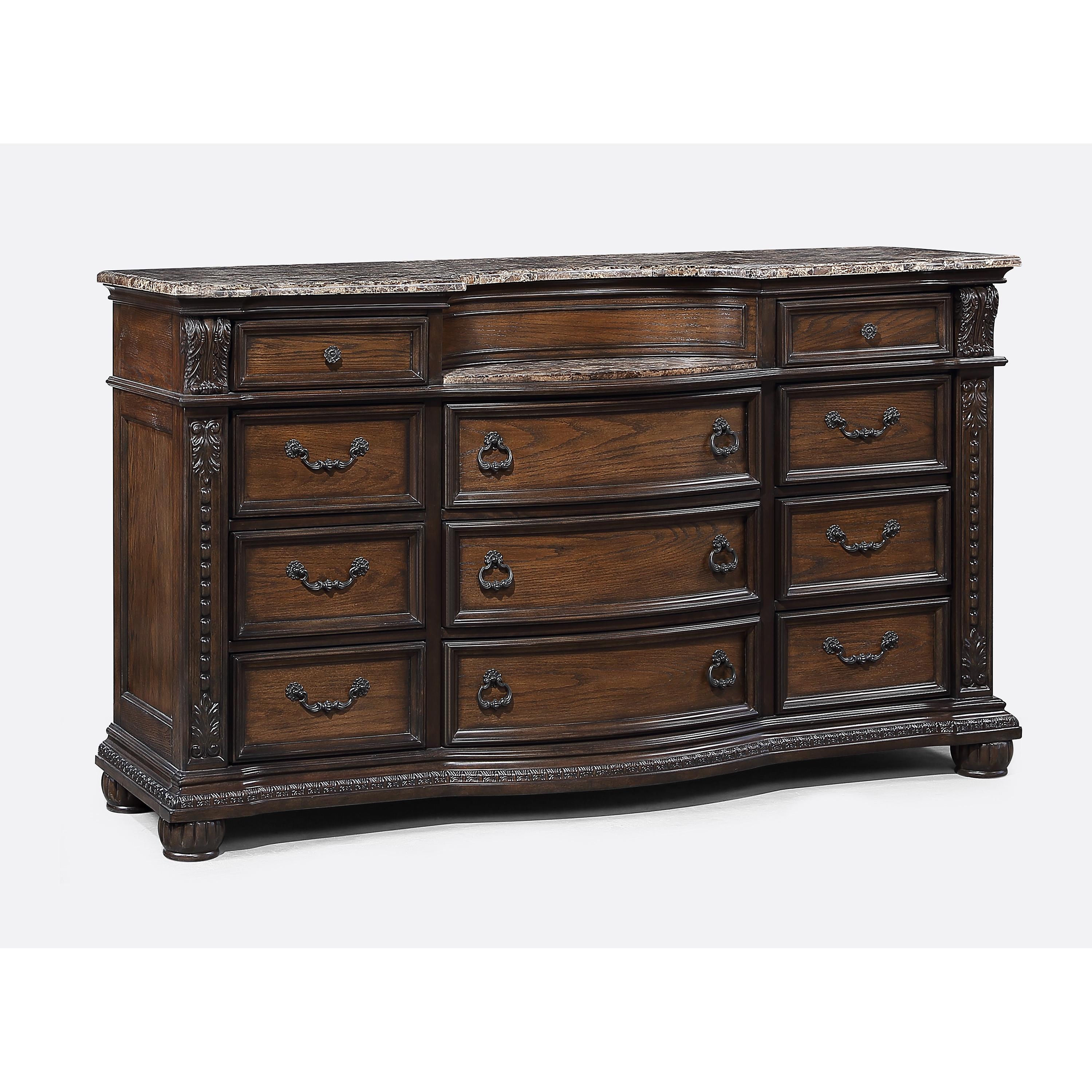 Crown Mark Stanley B1610-1 Dresser - Coffee Brown IMAGE 1